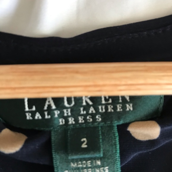 NWOT Ralph Lauren bodycon polka dot dress - Picture 2 of 5